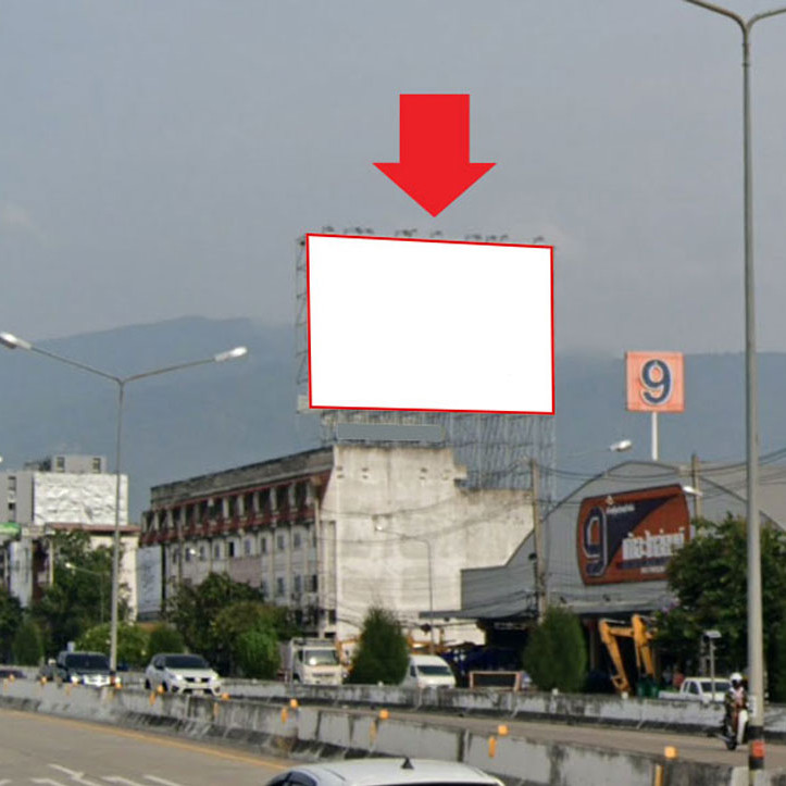 เชียงใหม่ - ถ.ซุปเปอร์ไฮเวย์ ใกล้ทางลอดแยกข่วงสิงห์ (มุ่งแยกรินคำ)