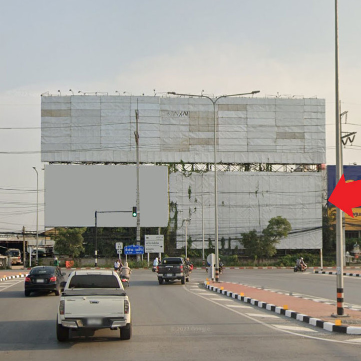 เชียงใหม่ - สามแยกแม่โจ้ ฝั่งเวียงพิงค์การยาง (ป้ายล่างขวา)