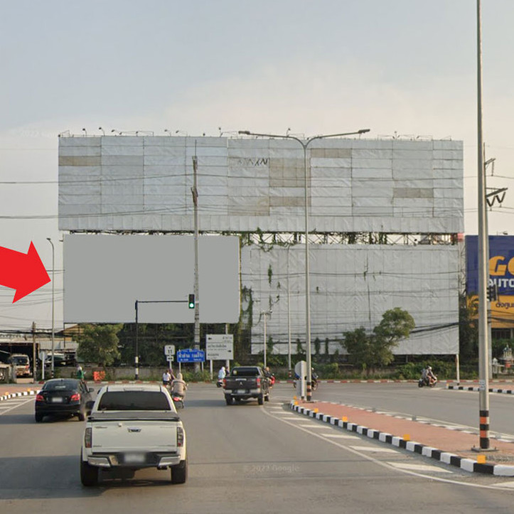 เชียงใหม่ - สามแยกแม่โจ้ ฝั่งเวียงพิงค์การยาง (ป้ายล่างซ้าย)