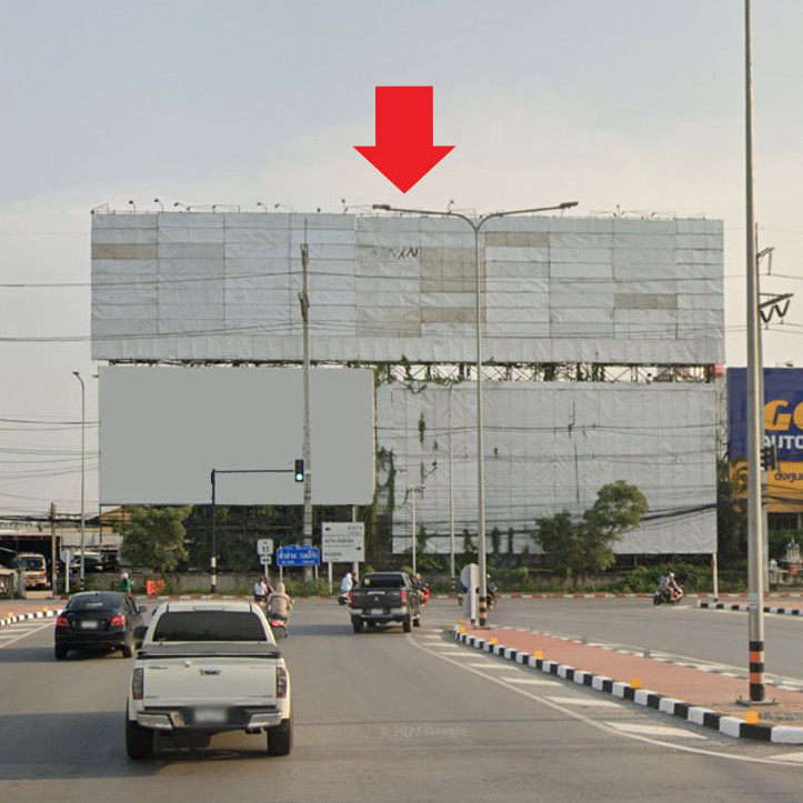เชียงใหม่ - สามแยกแม่โจ้ ฝั่งเวียงพิงค์การยาง (ป้ายบน)